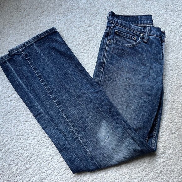 Levi's 501 Jeans Mens 29x30 Blue Slim Zip Fly Medium Wash - Used, See Photos - Picture 2 of 7